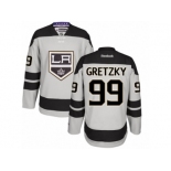 Men's Reebok Los Angeles Kings #99 Wayne Gretzky Authentic Gray Alternate NHL Jersey