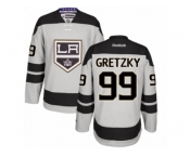 Men's Reebok Los Angeles Kings #99 Wayne Gretzky Authentic Gray Alternate NHL Jersey