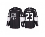 Men's adidas Dustin Brown Los Angeles Kings #23 Black 2018 New Season Team Home Jersey