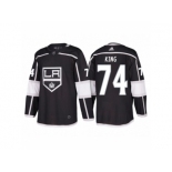 Men's adidas Dwight King Los Angeles Kings #74 Black 2018 New Season Team Home Jersey