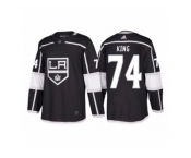 Men's adidas Dwight King Los Angeles Kings #74 Black 2018 New Season Team Home Jersey