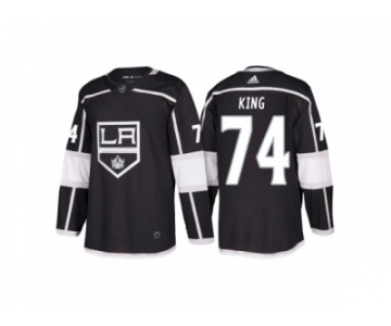 Men's adidas Dwight King Los Angeles Kings #74 Black 2018 New Season Team Home Jersey