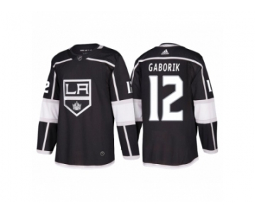 Men's adidas Marian Gaborik Los Angeles Kings #12 Black 2018 New Season Team Home Jersey