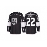 Men's adidas Trevor Lewis Los Angeles Kings #22 Black 2018 New Season Team Home Jersey