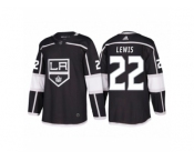 Men's adidas Trevor Lewis Los Angeles Kings #22 Black 2018 New Season Team Home Jersey