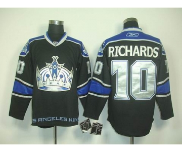 nhl jerseys los angeles kings #10 richards black