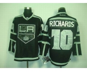 nhl jerseys los angeles kings #10 richards fullblack