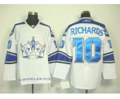 nhl jerseys los angeles kings #10 richards white