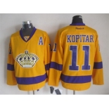 nhl jerseys los angeles kings #11 anze kopitar yellow