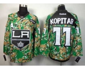 nhl jerseys los angeles kings #11 kopitar camo[patch A]