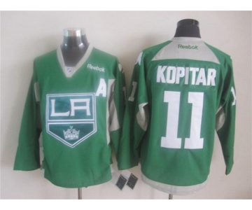 nhl jerseys los angeles kings #11 kopitar green[patch A]