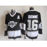 nhl jerseys los angeles kings #16 dionne black[patch A][m&n]