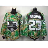 nhl jerseys los angeles kings #23 brown camo[patch C]