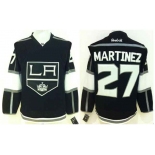 nhl jerseys los angeles kings #27 martinez black