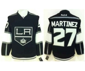 nhl jerseys los angeles kings #27 martinez black