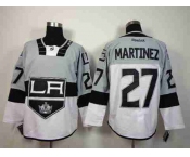 nhl jerseys los angeles kings #27 martinez grey-white[2015 Venue version]