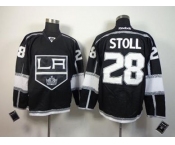 nhl jerseys los angeles kings #28 stoll black