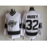 nhl jerseys los angeles kings #32 hrudey white[hrudey][m&n]