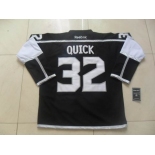 nhl jerseys los angeles kings #32 quick black white