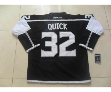 nhl jerseys los angeles kings #32 quick black white