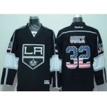 nhl jerseys los angeles kings #32 quick black[national flag version]