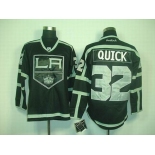 nhl jerseys los angeles kings #32 quick fullblack