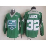 nhl jerseys los angeles kings #32 quick green