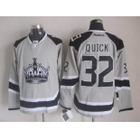 nhl jerseys los angeles kings #32 quick grey[2014 new stadium]