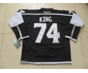 nhl jerseys los angeles kings #74 king black