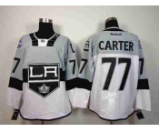 nhl jerseys los angeles kings #77 carter grey-white[2015 Venue version]