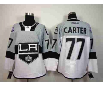 nhl jerseys los angeles kings #77 carter grey-white[2015 Venue version]