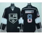 nhl jerseys los angeles kings #8 doughty black[national flag version]