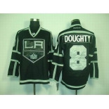 nhl jerseys los angeles kings #8 doughty fullblack