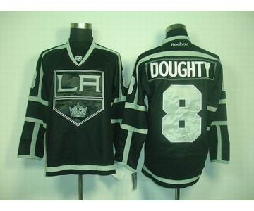 nhl jerseys los angeles kings #8 doughty fullblack