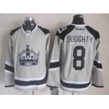 nhl jerseys los angeles kings #8 doughty grey[2014 new stadium]