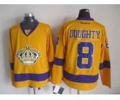 nhl jerseys los angeles kings #8 drew doughty yellow