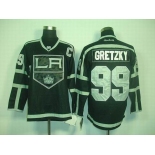 nhl jerseys los angeles kings #99 gretzky fullblack