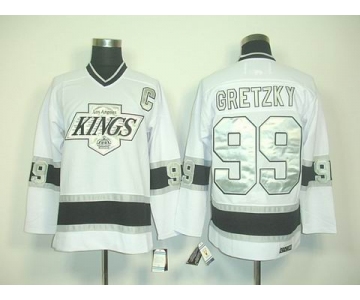 nhl jerseys los angeles kings #99 gretzky white