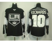 nhl los angeles kings #10 richards black white