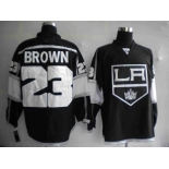 nhl los angeles kings #23 brown black