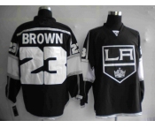 nhl los angeles kings #23 brown black