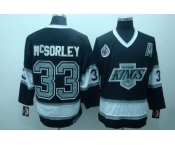 nhl los angeles kings #33 mcsorley  black