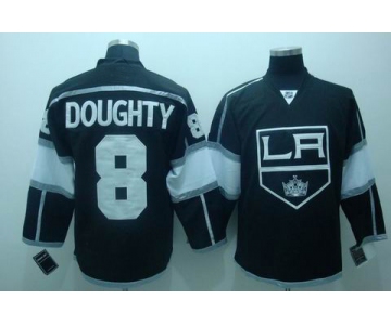 nhl los angeles kings #8 doughty  black