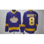 nhl los angeles kings #8 doughty purple