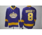 nhl los angeles kings #8 doughty purple