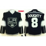 women nhl jerseys los angeles kings #8 doughty black