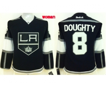 women nhl jerseys los angeles kings #8 doughty black