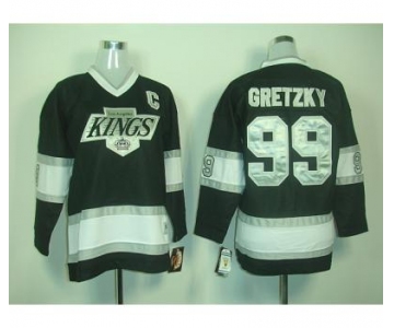 Youth nhl jerseys los angeles kings #99 gretzky black