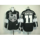 youth nhl jerseys los angeles kings #11 kopitar black white[2012 stanley cup champions]