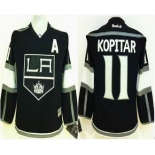 youth nhl jerseys los angeles kings #11 kopitar black[patch A]